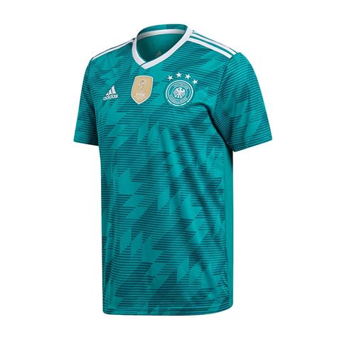 adidas dfb deutschland auth trikot away wm 18 grün